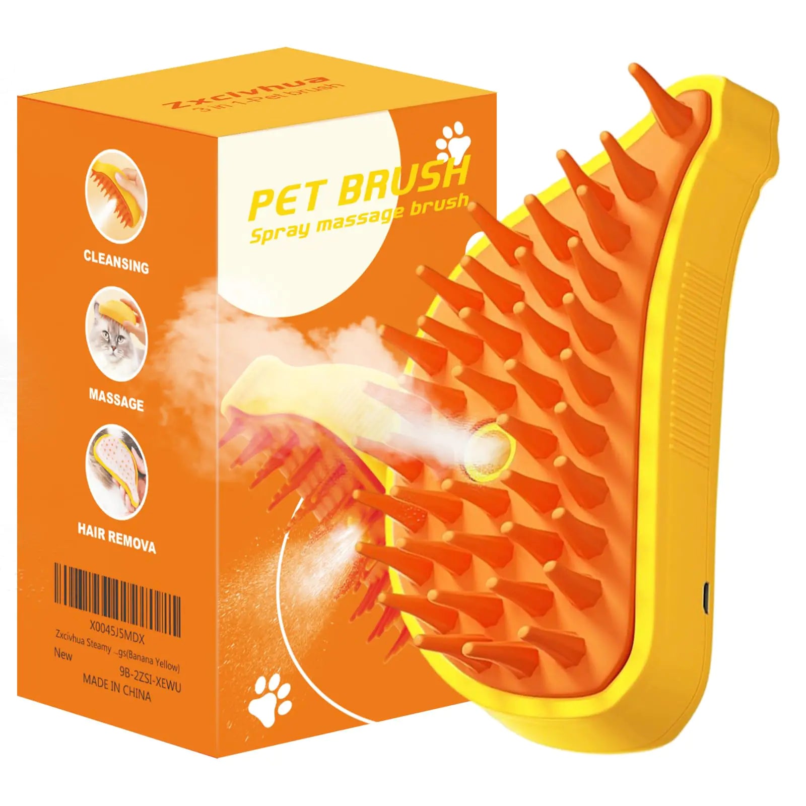 Pawly Steamy-Groom Brush